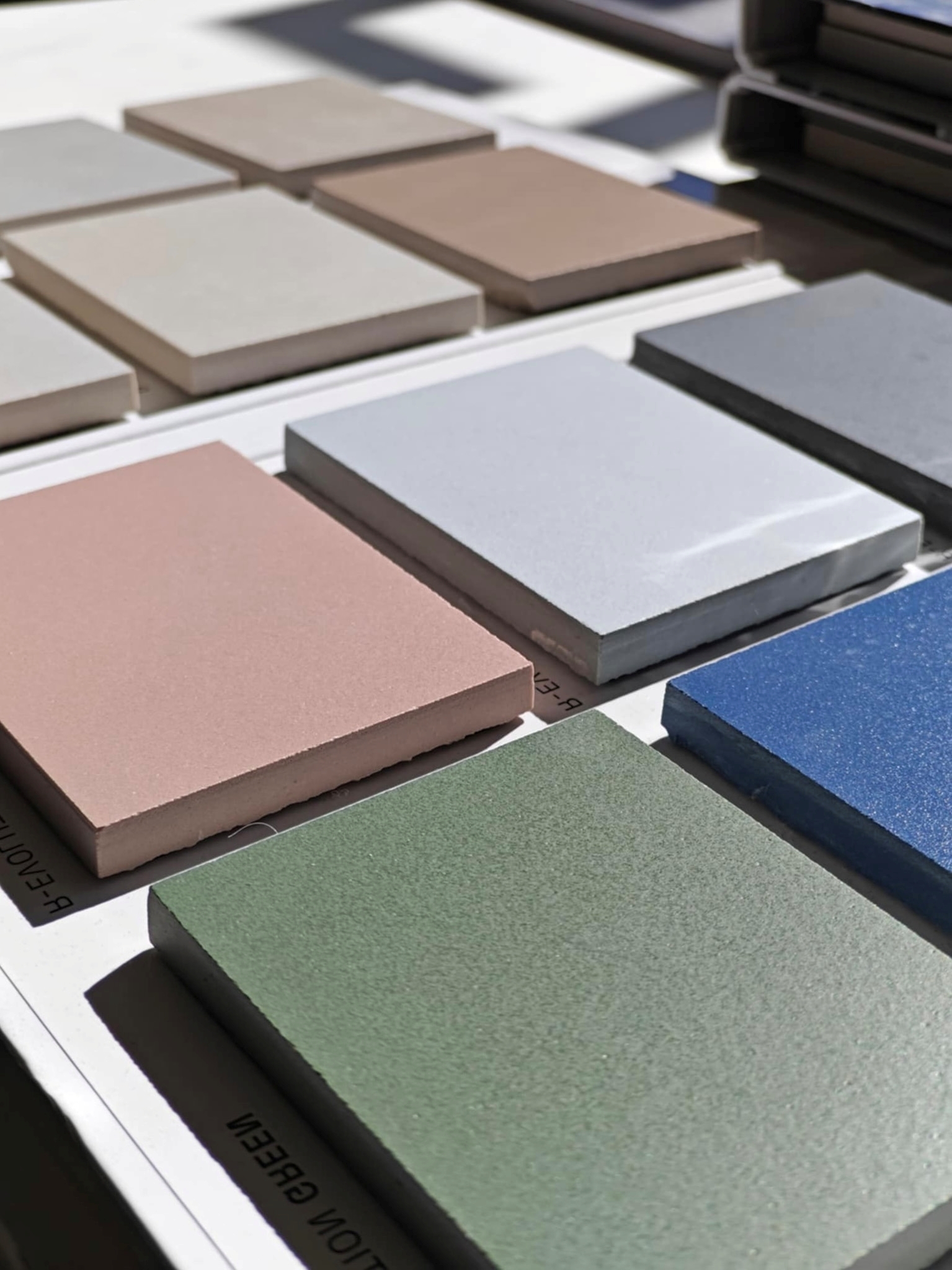 Fliser i forskellige farver